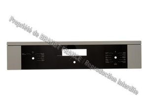 Glass control panel stainless s