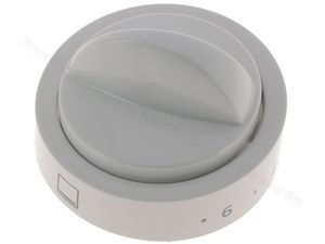 Knob thermostat blanc