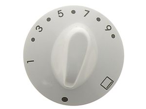 Bouton thermostat blanc