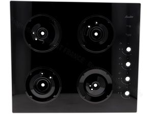 Dessus verre assemble