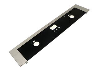 Bandeau verre inox